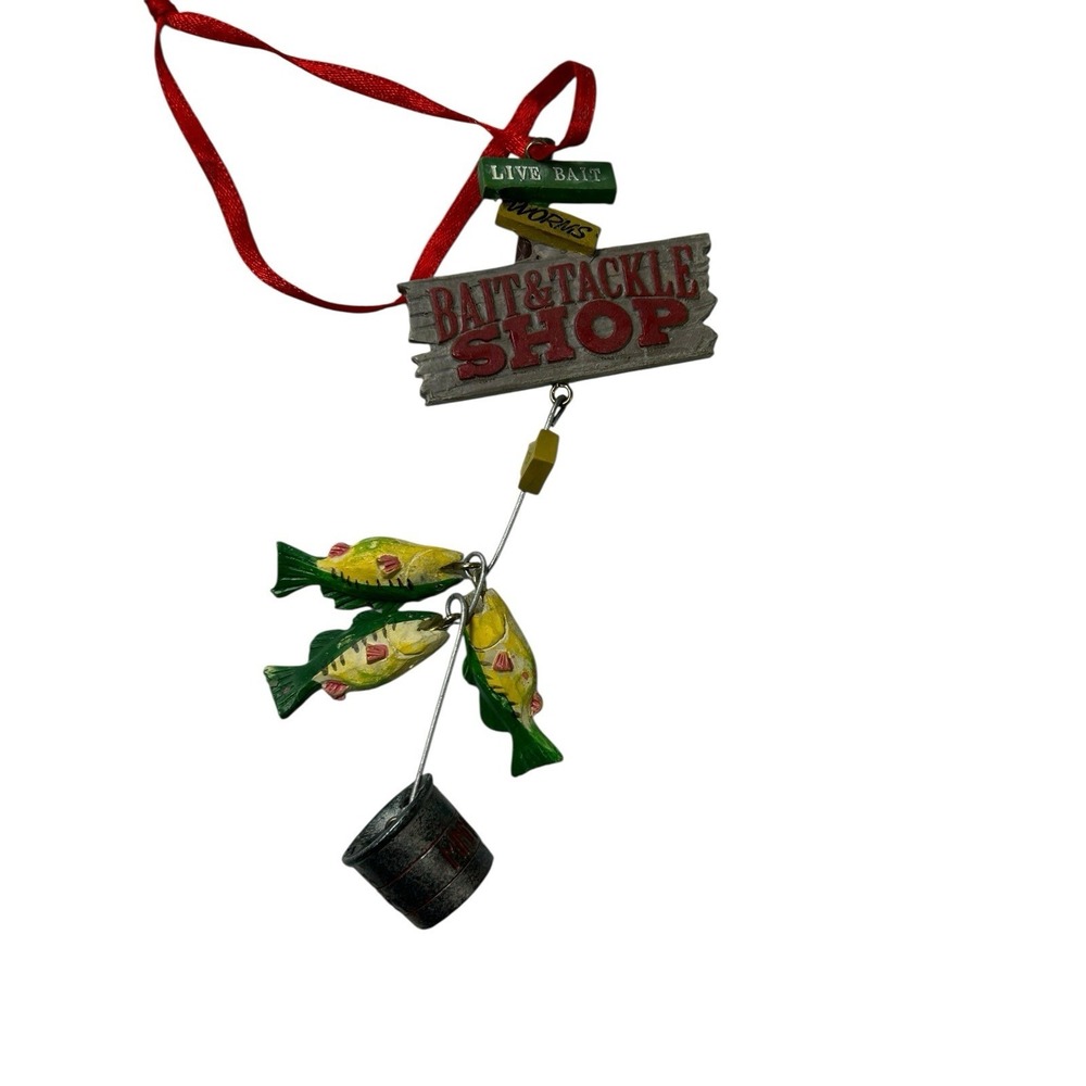 fishing-themed Christmas Ornament Bait